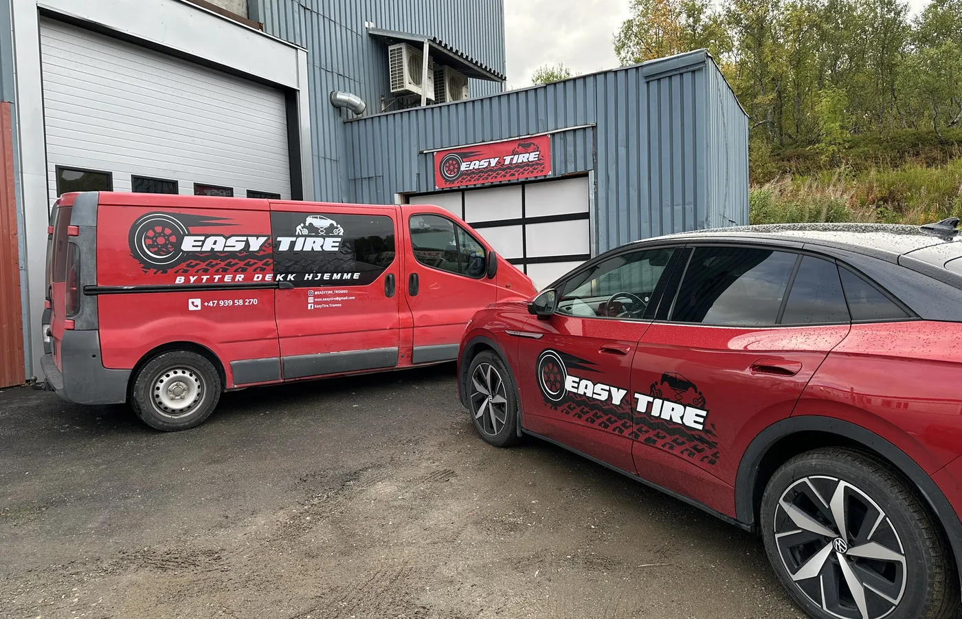 EasyTire varebil og verksted i Tromsø